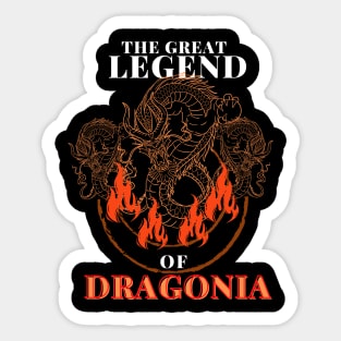 The great legend of dragonia, kobold press Sticker